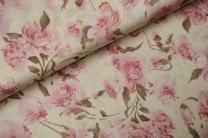 Harper Flower Viscose Crème 