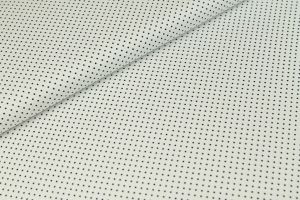 Small Dots Katoen Wit/Marine - B*inspired by Poppy