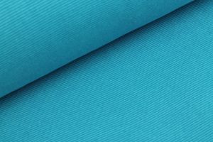 Streepjes Boordstof Turquoise - Blauw