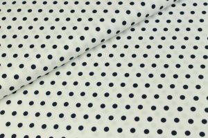 Dots Katoen Wit/Marine - B*inspired by Poppy