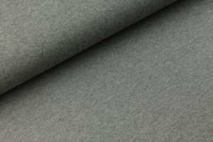 Melange Katoen Tricot Donker Grijs 
