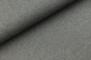 Melange Katoen Tricot Donker Antraciet 