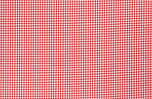 Ruitjes Katoen Klein Rood