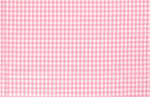 Ruitjes Katoen Groot Babyroze