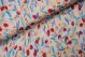 Bonny Flower Viscose Roze - Laatste Stuk 1,45M
